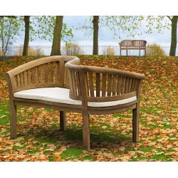 Teak Garden Love Seat - Love Bench
