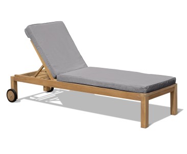 Brompton Sun Lounger, Reclining, Teak
