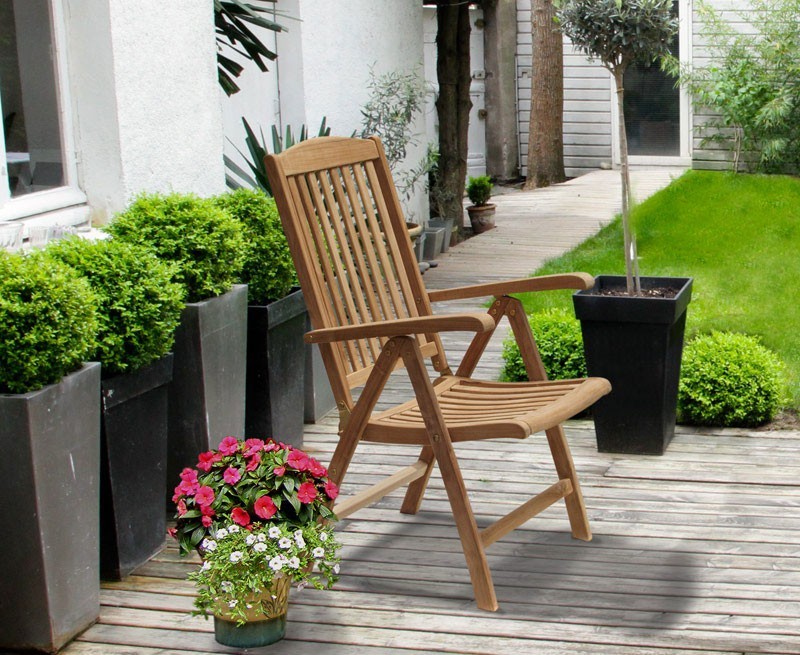 Cheltenham Teak Garden Reclining Chair