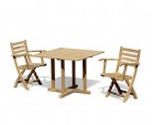 Canfield Square 1m Dining Set with 2 Suffolk Chairs