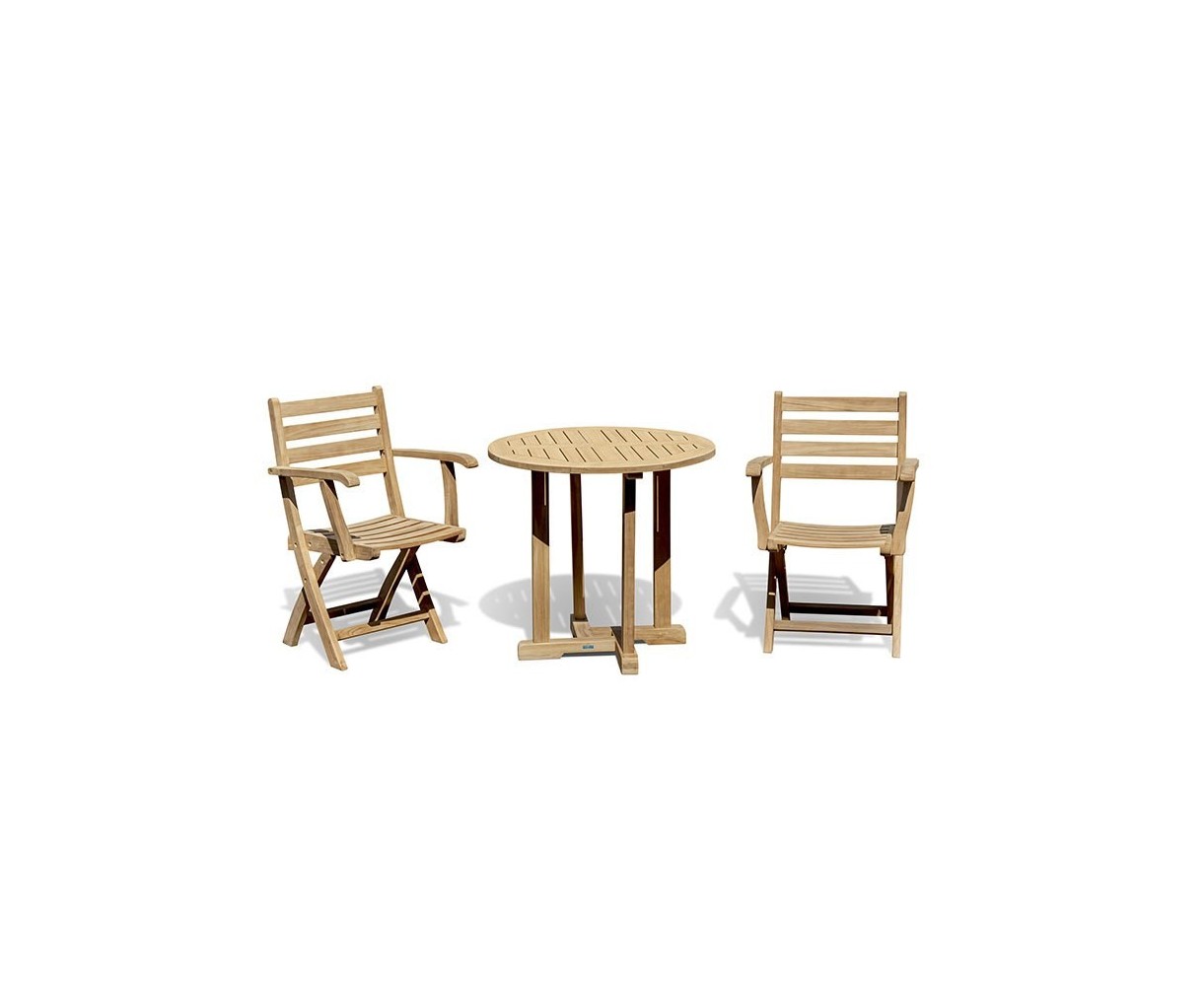 Canfield 2 Seater Bijou Dining Set with Suffolk Chairs