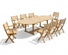 Brompton 1.8 - 2.4m Extending Table with 8 Suffolk Chairs Set