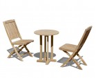 Canfield 2 Seater Garden Set with Bali Folding Chairs