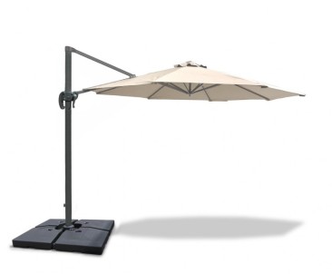 3m Umbra® Cantilever Natural Garden Parasol - Used: Good