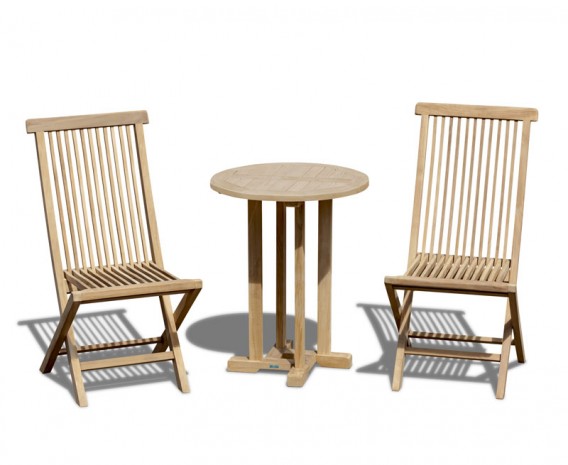 Canfield 2 Seater Garden Set with Ashdown Folding Chairs