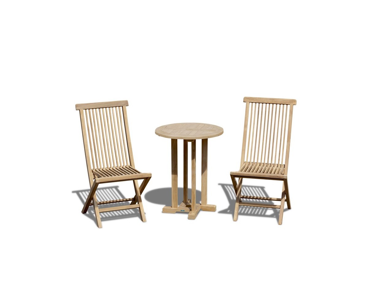 Canfield 2 Seater Garden Set with Ashdown Folding Chairs