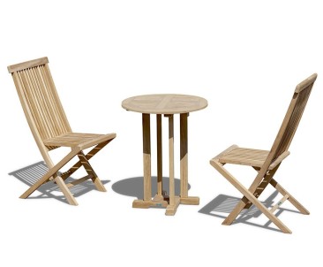 Canfield 2 Seater Garden Set with Ashdown Folding Chairs