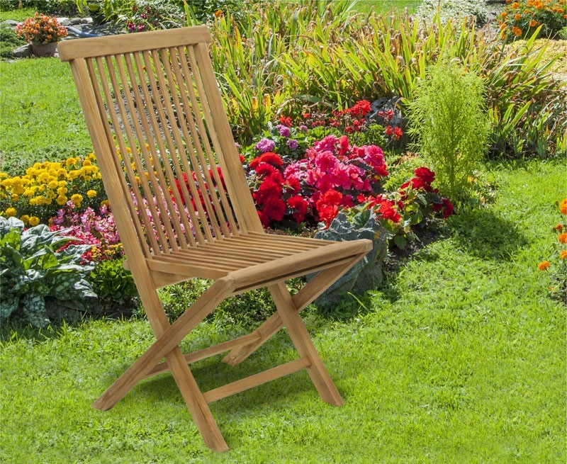 Ashdown Teak Folding Garden Chair