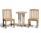 Canfield 60cm Garden Table Set with Clivedon Chairs