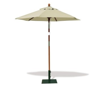 Natural 2m Hexagonal Parasol - Used: Good