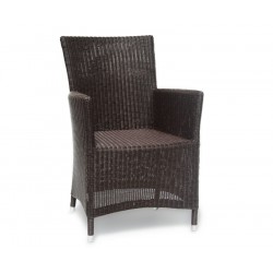 Riviera Java Brown Tall Armchair - New: End of line