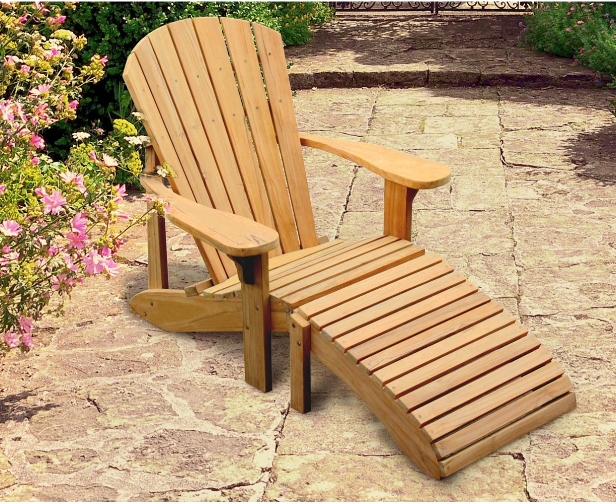 New England Teak Adirondack Chair