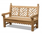 Chiswick 5ft Teak Chippendale Bench