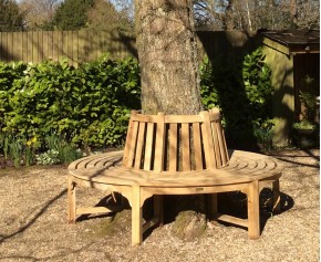 Teak Circular Tree Seat - 180cm
