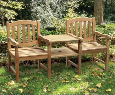 Ascot Vista Teak Companion Seat - Companion Seats