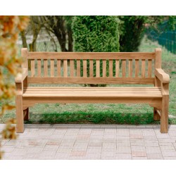 Braemar 4 Seater Teak Garden Bench – 1.8m