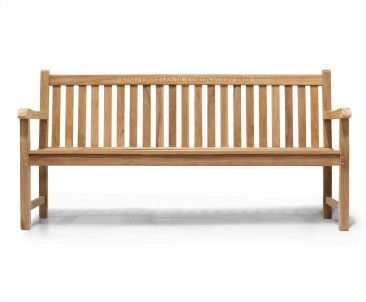 Windsor Teak King Charles III Coronation Bench