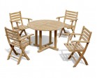 Canfield 1.1m Round Table and Chairs Dining Set