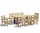 Bridgewater 2m Table with Windsor Chair Dining Set