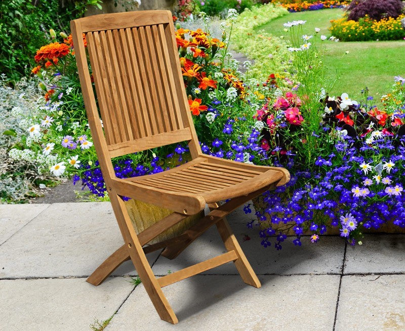 Rimini Teak Outdoor Folding Chair