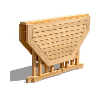 Berrington Teak Gateleg Octagonal Garden Table - 120cm
