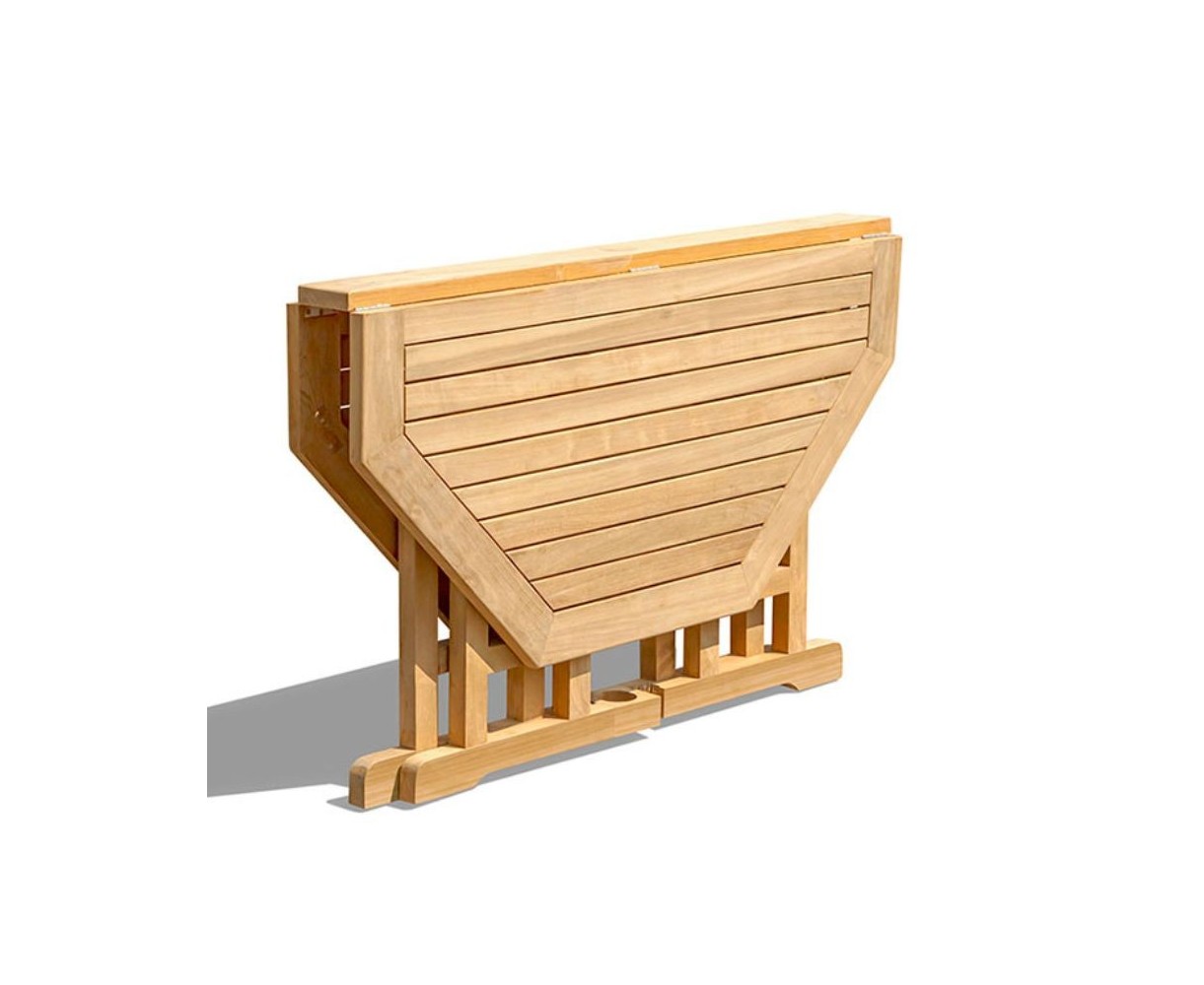 Berrington Octagonal Gateleg Table 1.2m - Folded Position