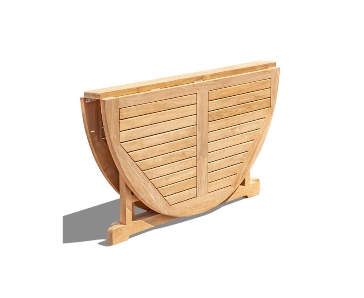 Berrington Drop Leaf Garden Table and Monaco Stacking