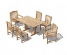 Belgrave 6 Seater Teak Dining Set with 1.5m Table and Clivedon Chairs