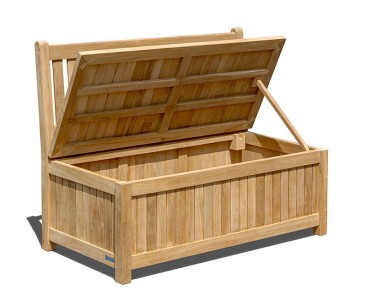 1.2m Teak Windsor Storage Bench