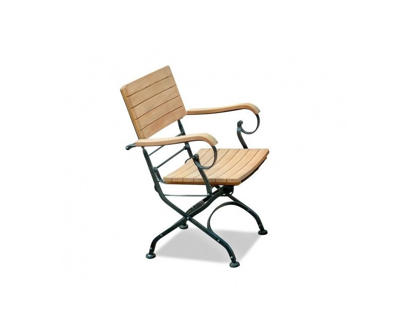 Folding Bistro Chair Teak Bistro Arm Chair
