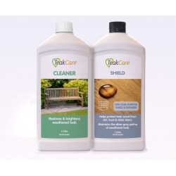 Teak Cleaner and Sealer Shield Kit