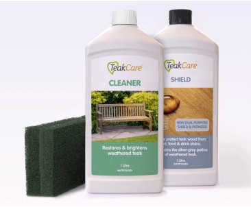 Teak Cleaner and Teak Sealer Shield Pack