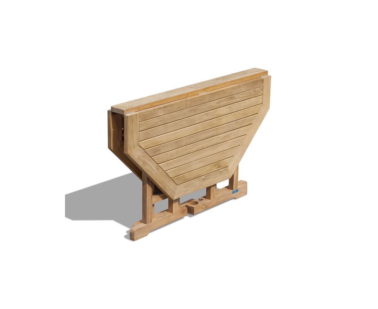 Berrington Teak Gateleg Octagonal Garden Table - 120cm
