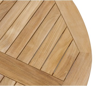 Berrington Teak Folding Round Gateleg Table - 120cm