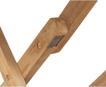 Suffolk Teak Garden Round Folding Table
