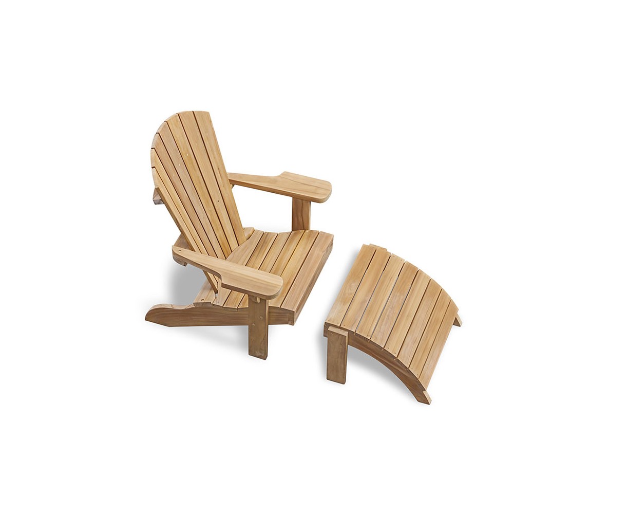 Bear Teak Adirondack Chair
