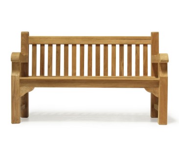 Balmoral 5ft Teak Park - Street Bench |  Heavy Duty Garden Bench