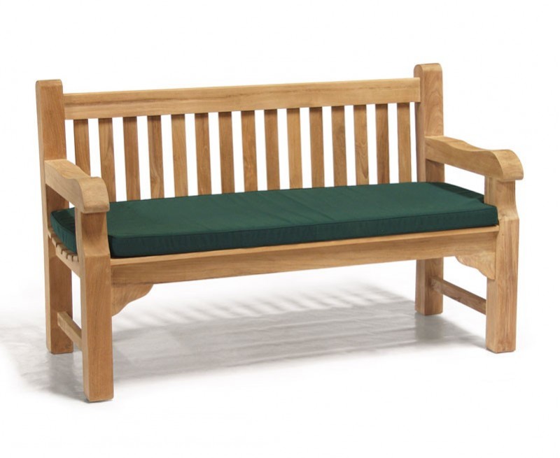 Balmoral 5ft Teak Park Street Bench Heavy Duty Garden Bench