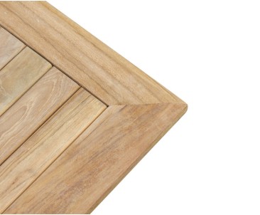 Dorchester Teak Double-Leaf Rectangular Extending Table