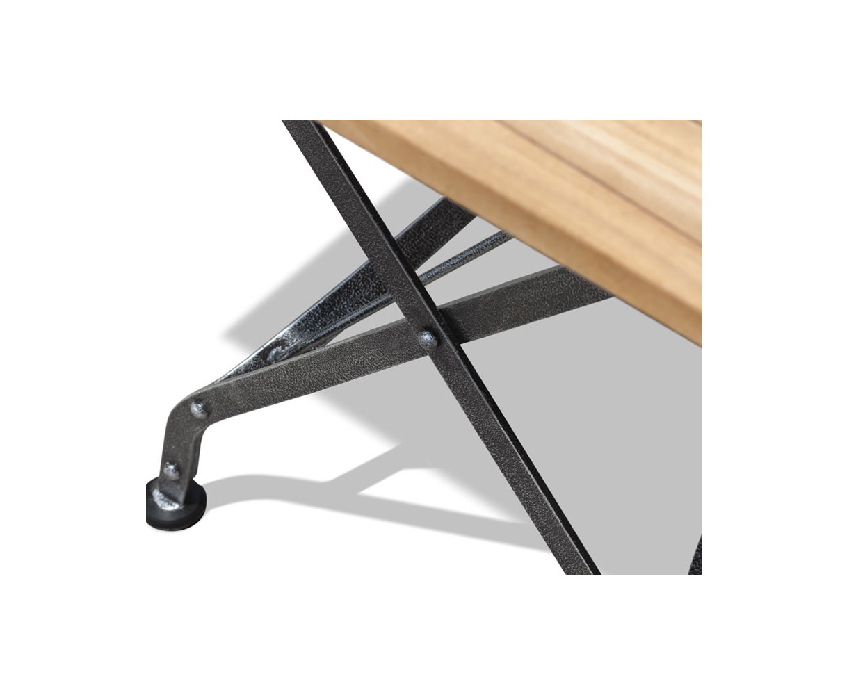 Square Bistro Folding Table 80cm | Teak Wood