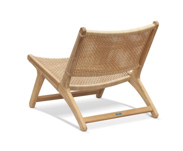 Woven Lounge Chair - Flat Weave