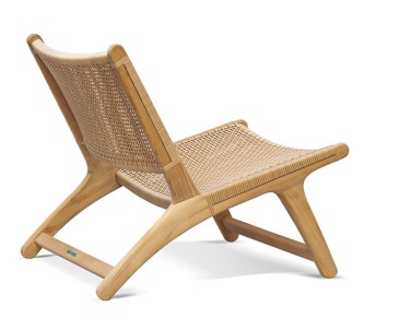 Woven Lounge Chair - Flat Weave