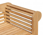 Lutyens-Style Teak Outdoor Daybed Bench