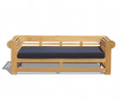 Lutyens-Style Daybed with Mattress Cushion