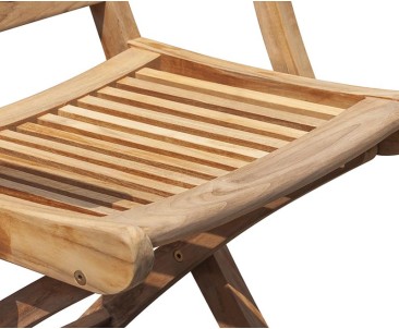 Rimini Teak Folding Garden Armchair