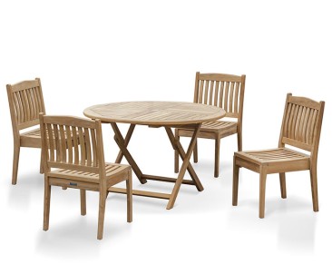 Suffolk 1.2m Table and Hilgrove Stacking Chair Set