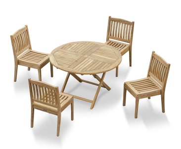Suffolk 1.2m Table and Hilgrove Stacking Chair Set