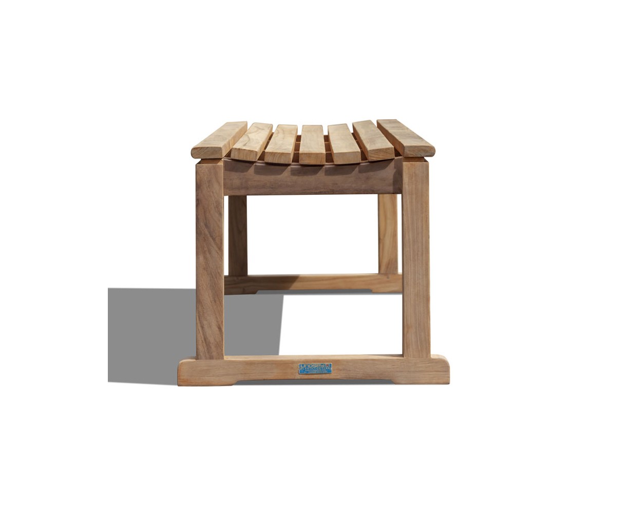 Westminster Teak Backless 5ft Garden Bench | Changing Room Bench