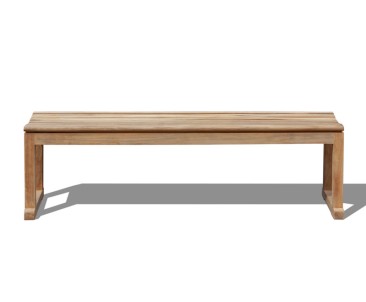 Westminster Teak Backless 5ft Garden Bench | Changing Room Bench