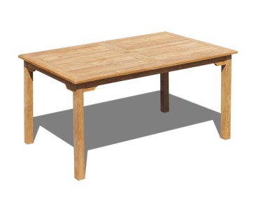 Sandringham 5ft Teak Hardwood Rectangular Garden Table